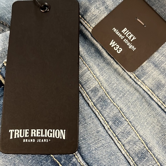 True Religion Ricky Size W33 Color Light Wash - Picture 3 of 4